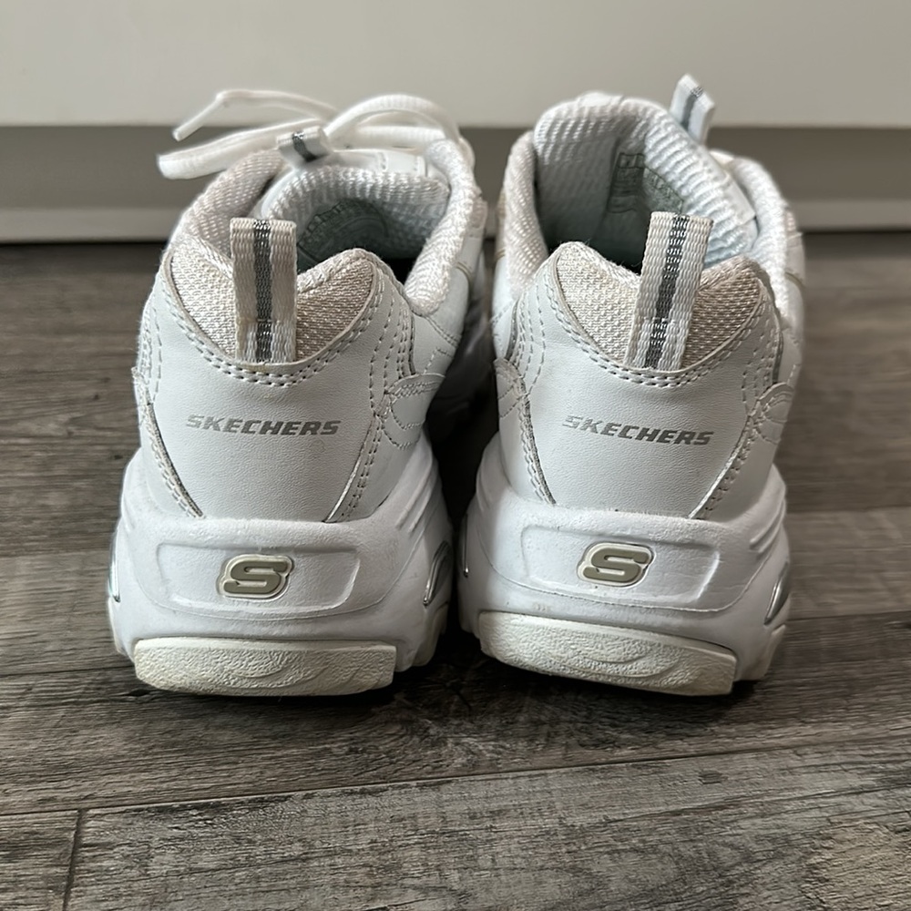 White memory foam sneakers - Picture 3 of 5